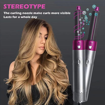 🔥 5-in-1 Hair Styling Tool – Salon-Quality Results at Home SwagAura