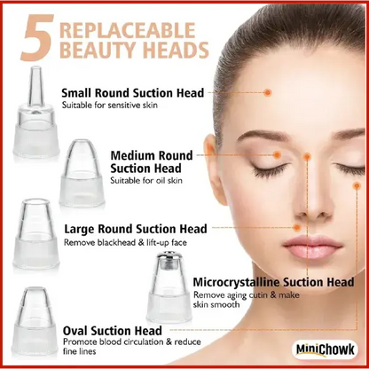 ✨ 5-in-1 Pro Blackhead Remover | Deep Pore Vacuum Cleanser SwagAura