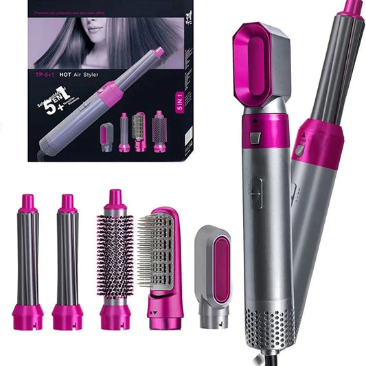 🔥 5-in-1 Hair Styling Tool – Salon-Quality Results at Home SwagAura